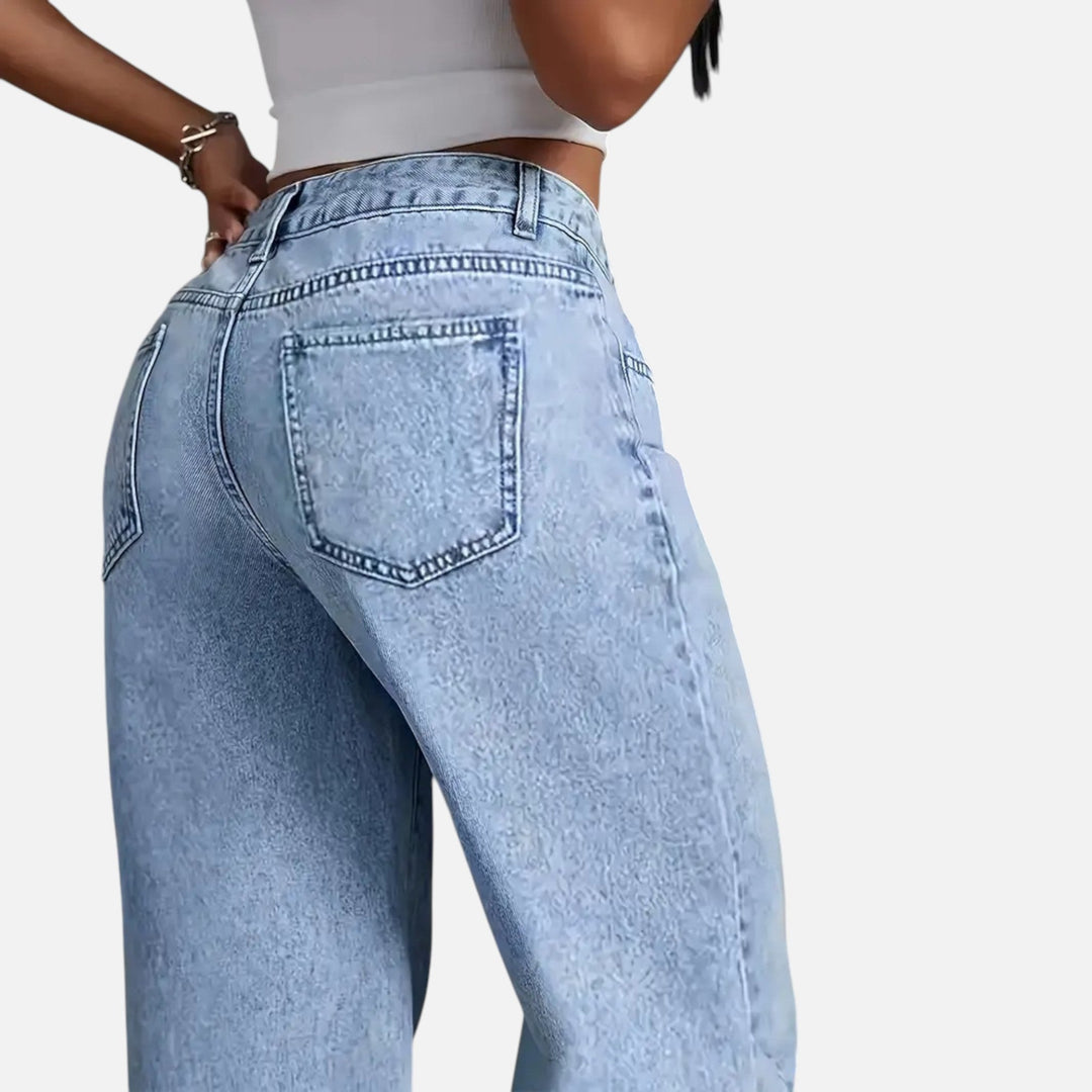 Charles Maison | Women Loose Denim Pants – Tailored Leisure Classic