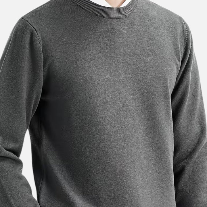 Charles Maison | Men’s Crew Neck Knit Sweater