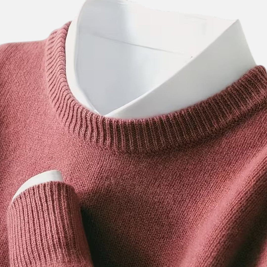 Charles Maison | Men’s Crew Neck Knit Sweater