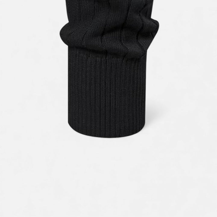 Charles Maison | Men’s Warm Minimalist Zippered Knit Sweater