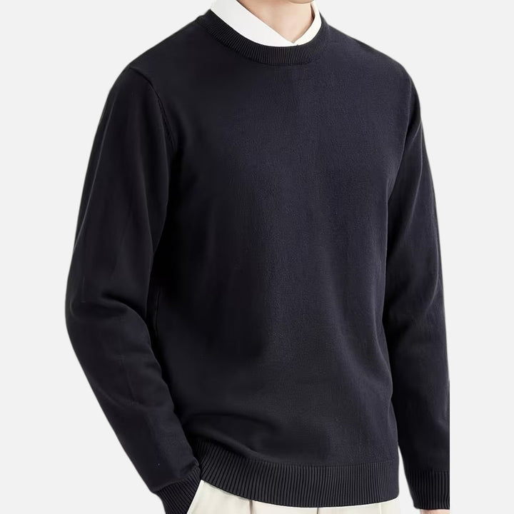 Charles Maison | Men’s Crew Neck Knit Sweater