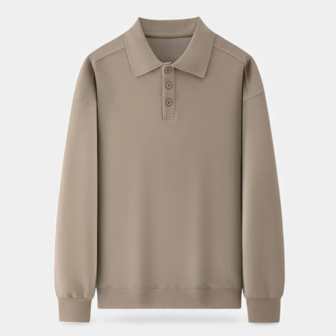 Charles Maison | Men’s Polo Knit Sweater for Autumn/Winter