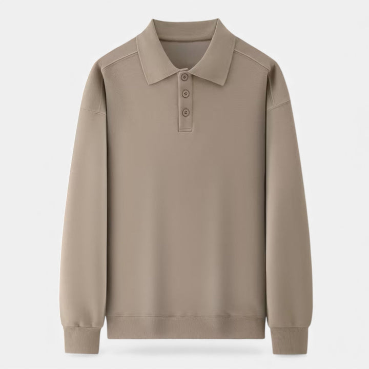Charles Maison | Men’s Polo Knit Sweater for Autumn/Winter
