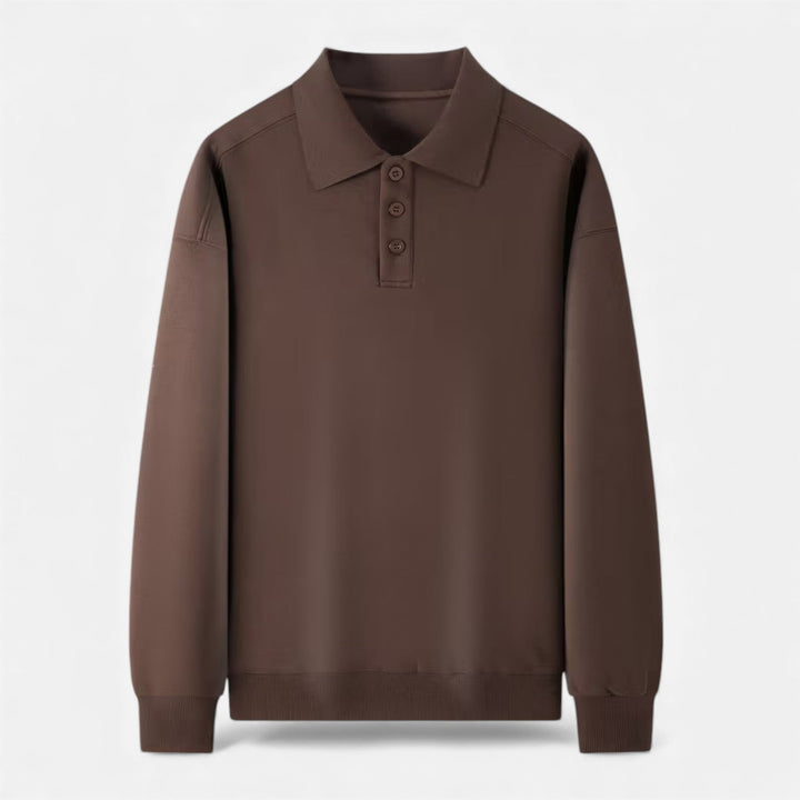 Charles Maison | Men’s Polo Knit Sweater for Autumn/Winter