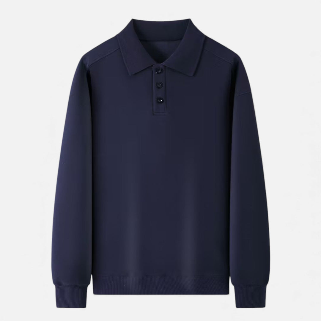 Charles Maison | Men’s Polo Knit Sweater for Autumn/Winter
