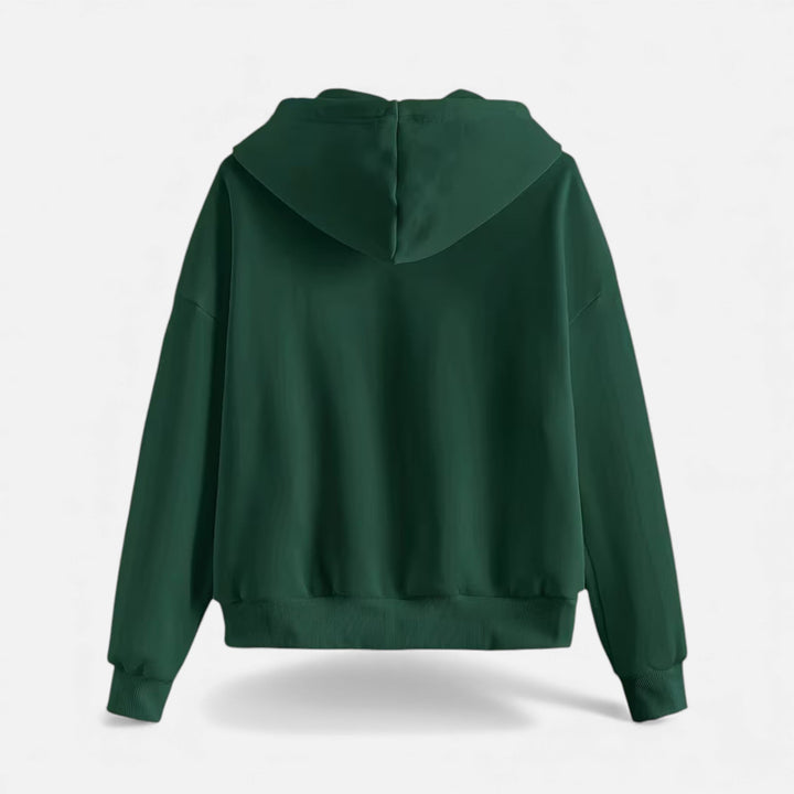 Charles Maison | Women’s Zip-Up Knit Hoodie for Autumn/Winter