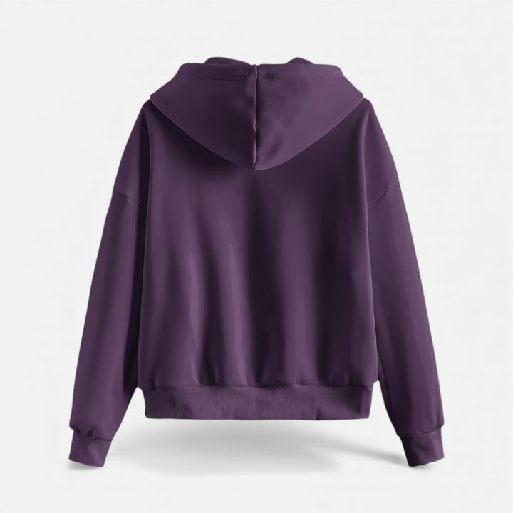 Charles Maison | Women’s Zip-Up Knit Hoodie for Autumn/Winter