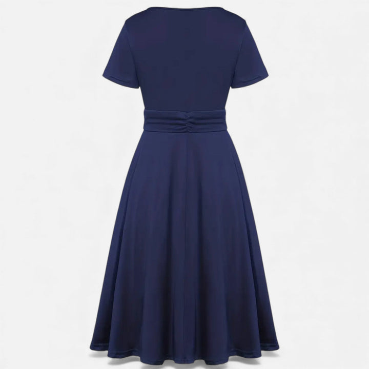 Charles Maison | Women’s Rhinestone V-Neck Asymmetrical Evening Dress