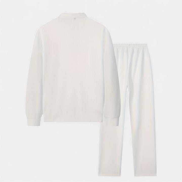 Charles Maison | Men’s 2-Piece Waffle Knit Casual Outfit