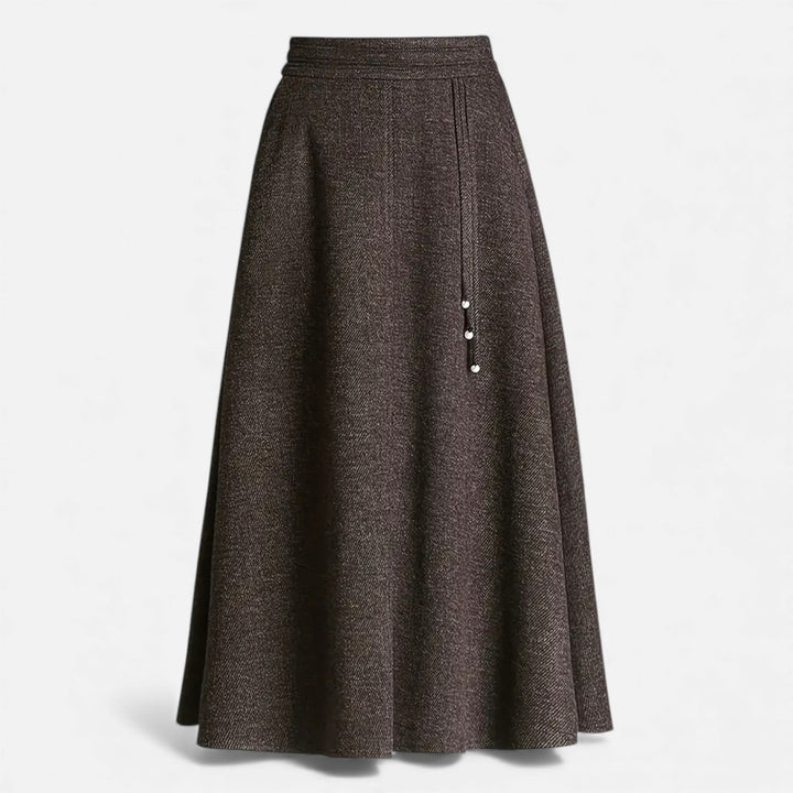 Charles Maison | Women’s Elegant Tweed Skirt with Pockets