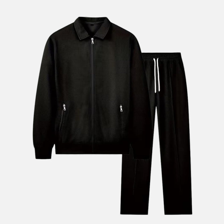 Charles Maison | Men’s 2-Piece Waffle Knit Casual Outfit