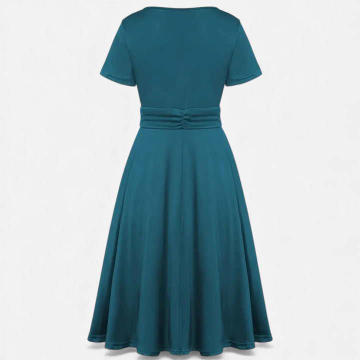 Charles Maison | Women’s Rhinestone V-Neck Asymmetrical Evening Dress