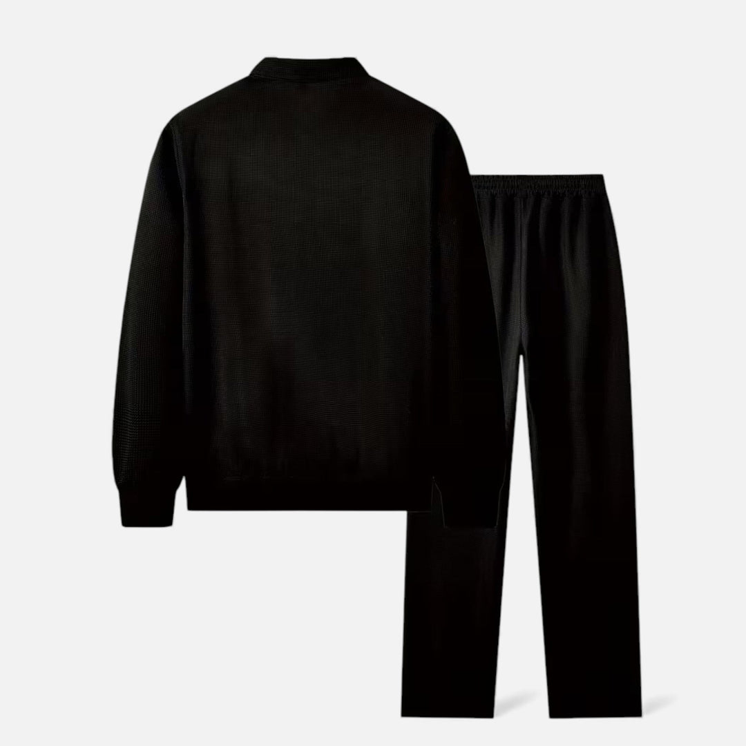 Charles Maison | Men’s 2-Piece Waffle Knit Casual Outfit
