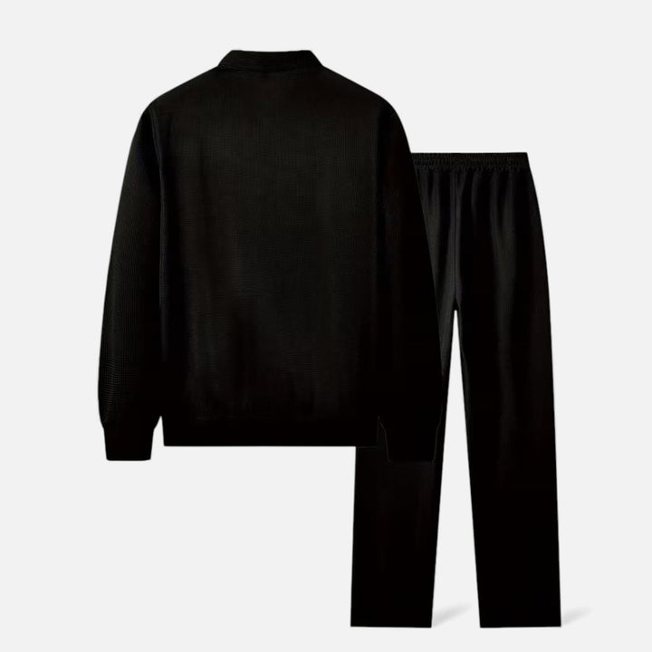 Charles Maison | Men’s 2-Piece Waffle Knit Casual Outfit