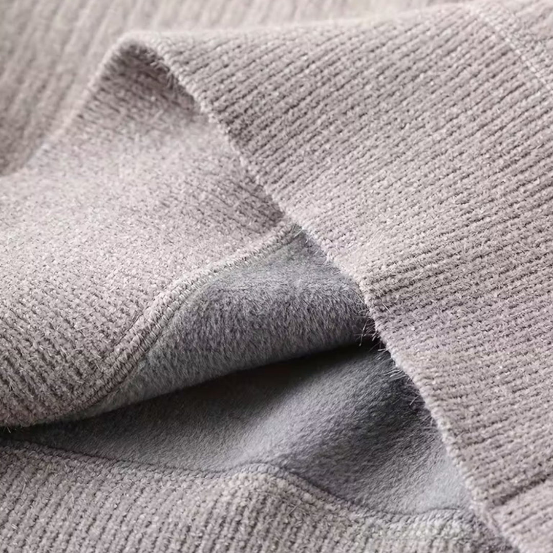 Charles Maison | Men’s Thick Half-Zip Striped Knit Sweater