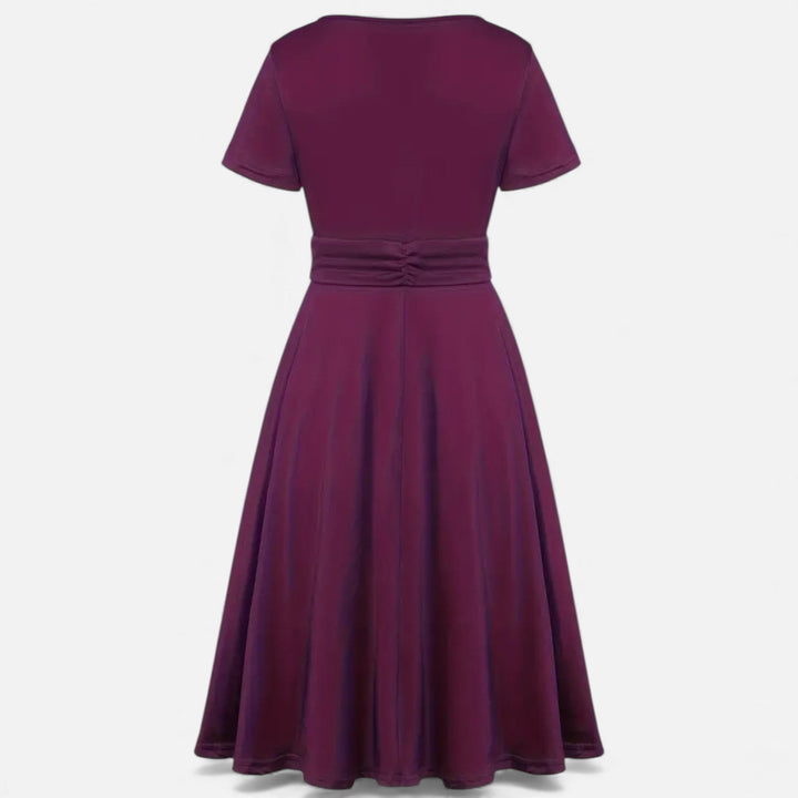 Charles Maison | Women’s Rhinestone V-Neck Asymmetrical Evening Dress