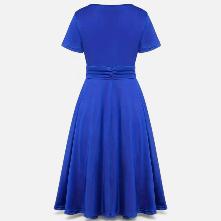 Charles Maison | Women’s Rhinestone V-Neck Asymmetrical Evening Dress