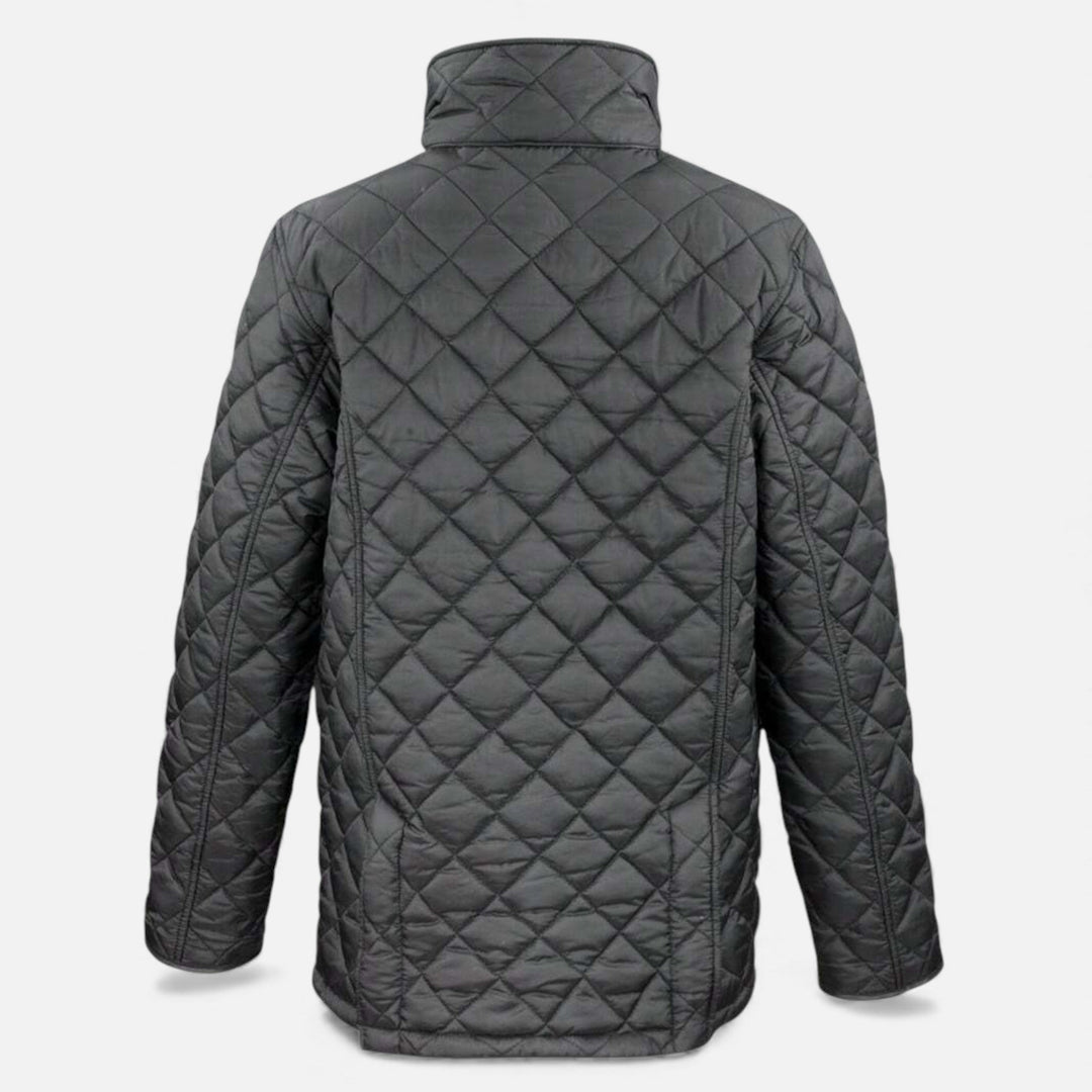 Charles Maison | Men’s Quilted Gold Fleece-Lined Jacket