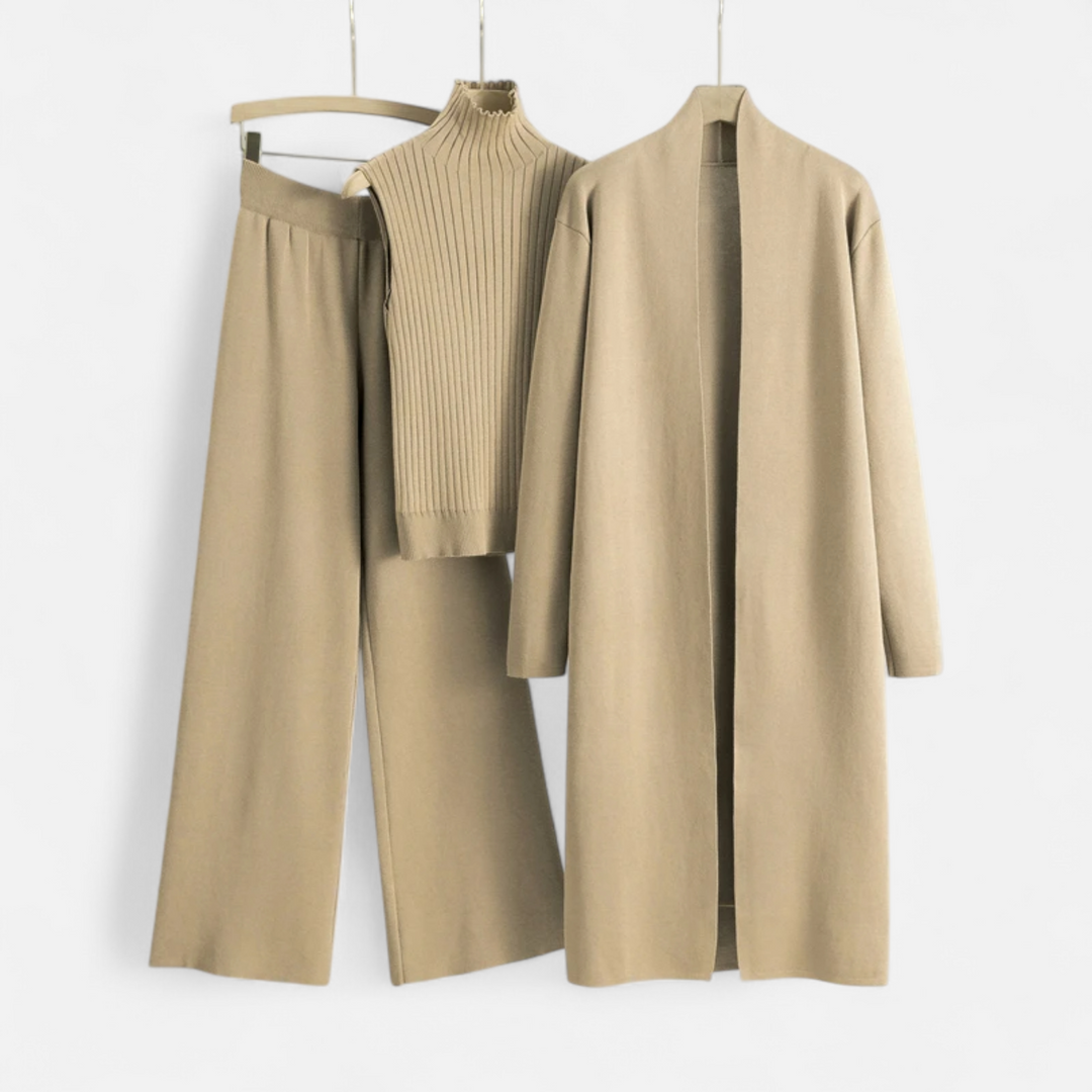 Charles Maison | Women’s Knitted 3-Piece Cardigan Set