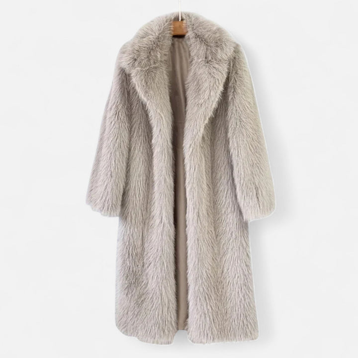 Charles Maison | Women’s Long Faux Fur Overcoat