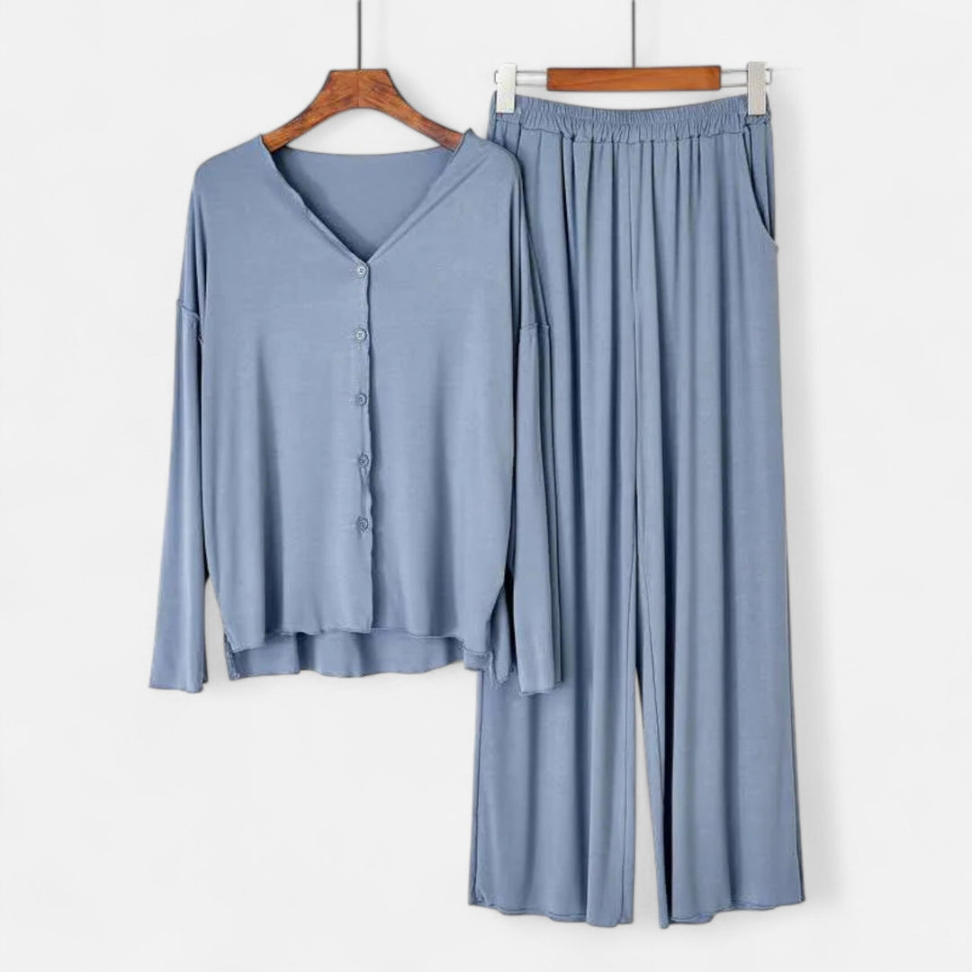 Charles Maison | Women’s Two-Piece Cashmere-Touch Loungewear Set