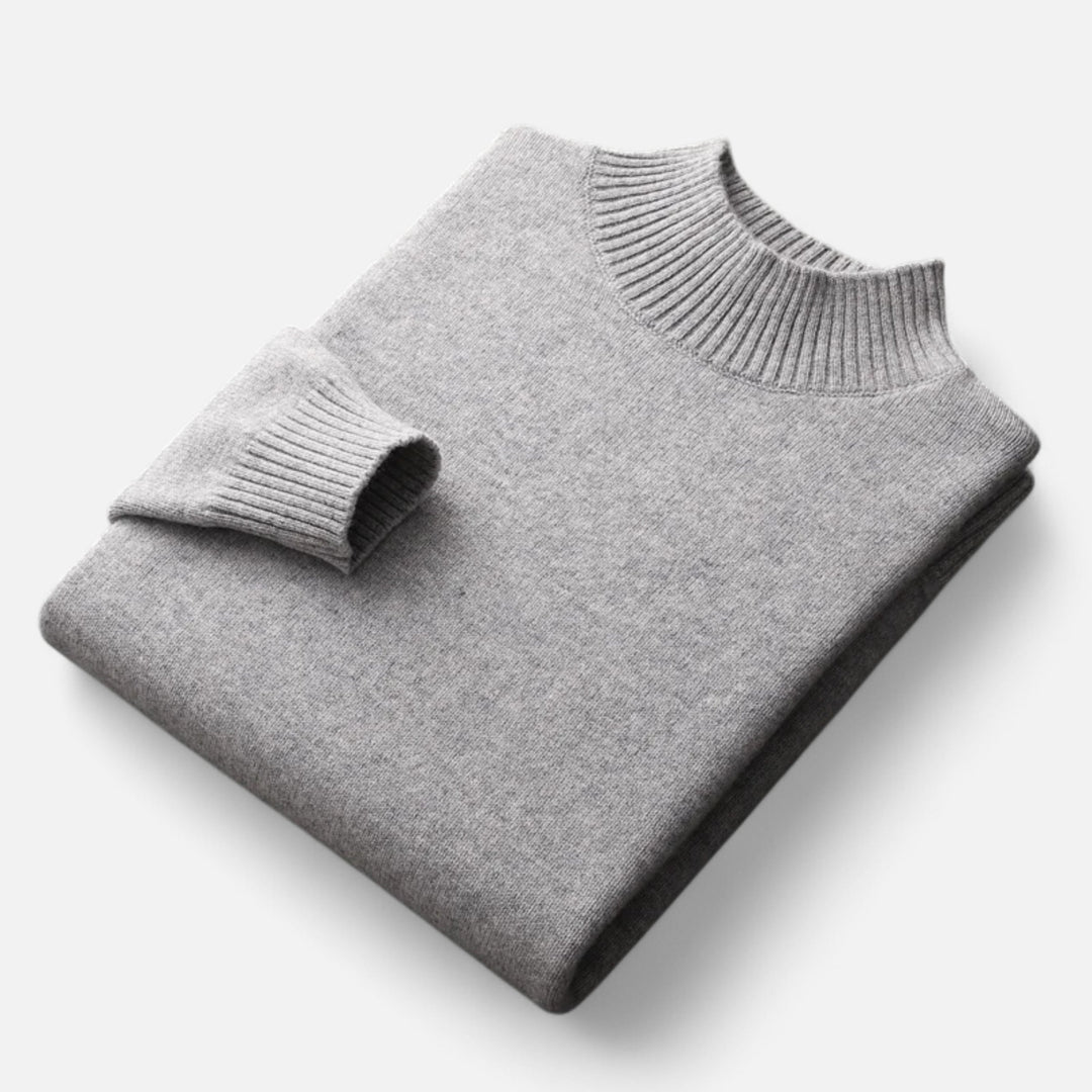 Charles Maison | Men’s Pure Wool Turtleneck Sweater
