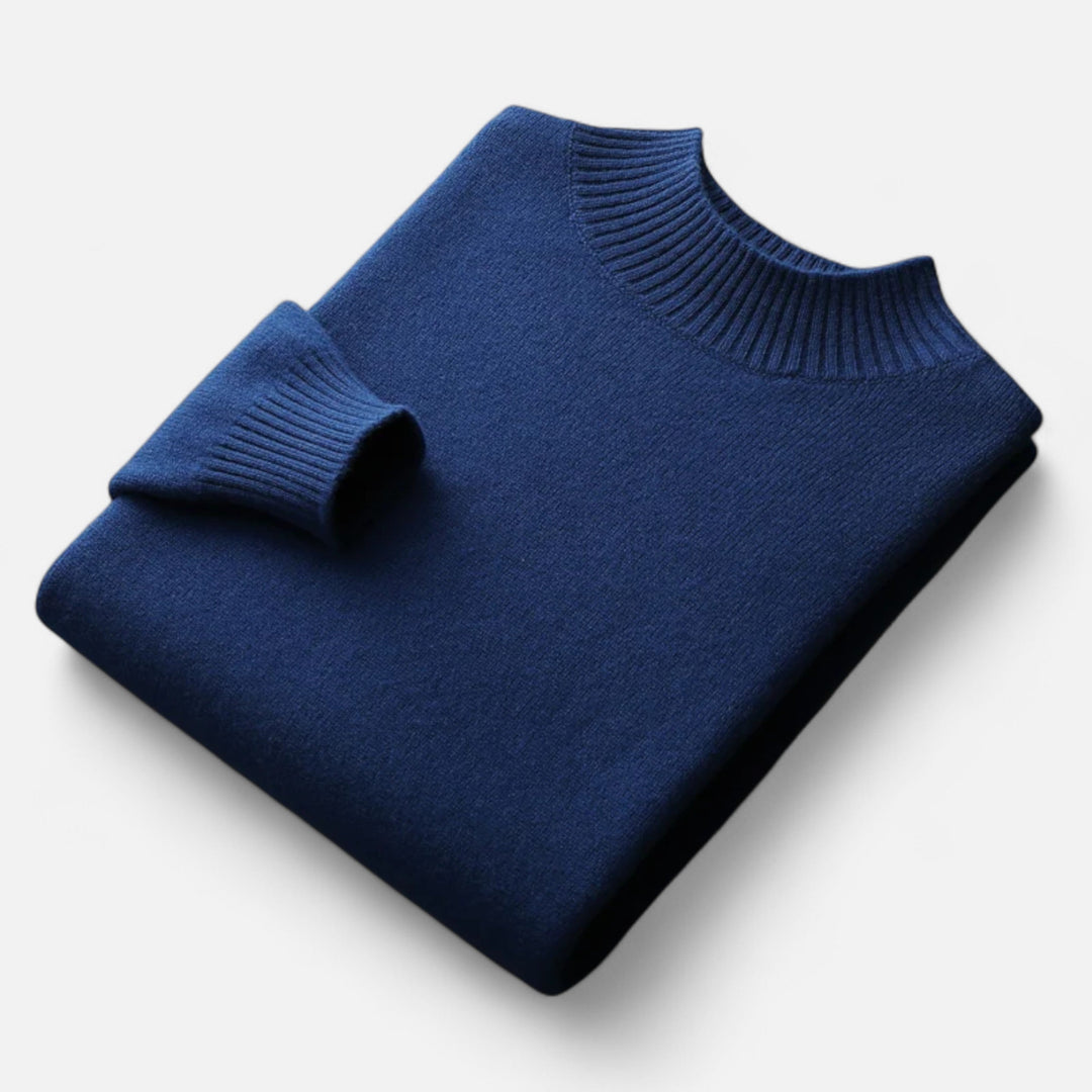 Charles Maison | Men’s Pure Wool Turtleneck Sweater