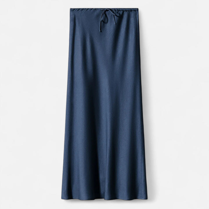 Charles Maison | Women's Elegant High-Waist Satin Skirt
