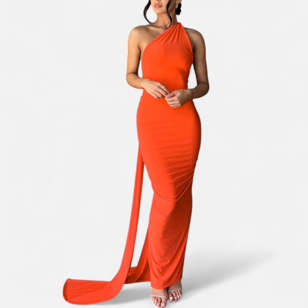 Charles Maison | Women’s Backless Scarf-Tie Evening Dress