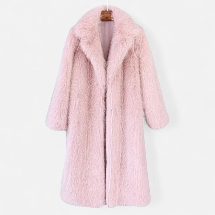 Charles Maison | Women’s Long Faux Fur Overcoat