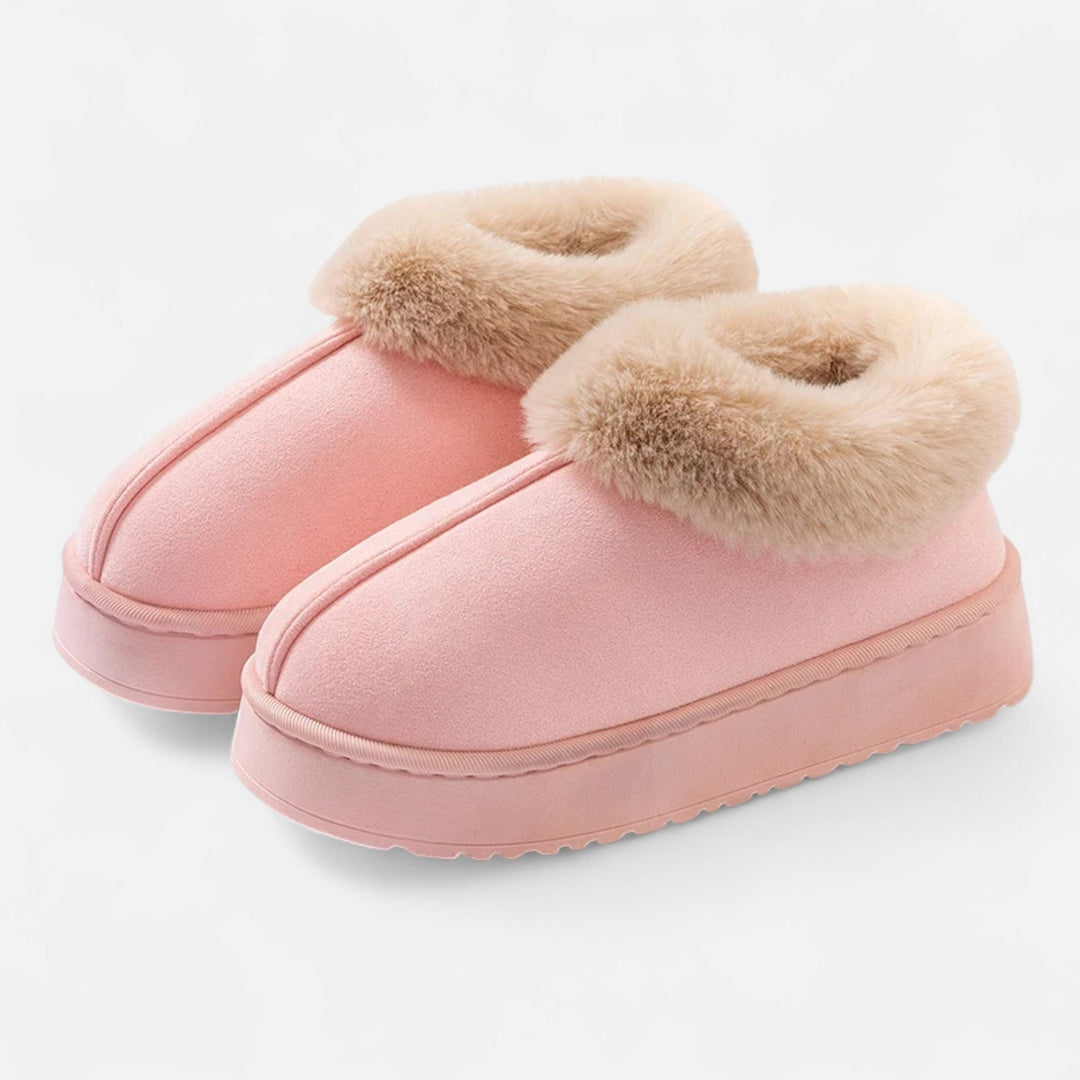 Charles Maison | Women’s Faux Fur Winter Slippers