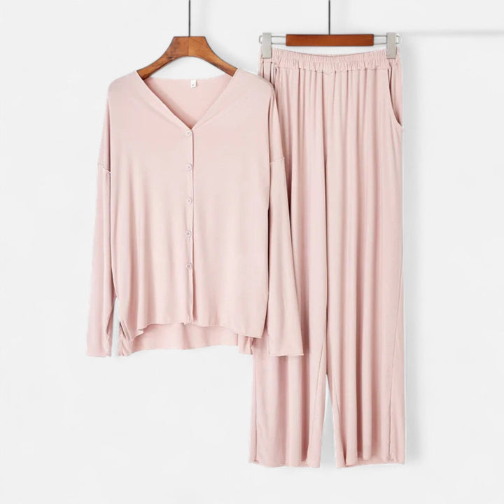 Charles Maison | Women’s Two-Piece Cashmere-Touch Loungewear Set