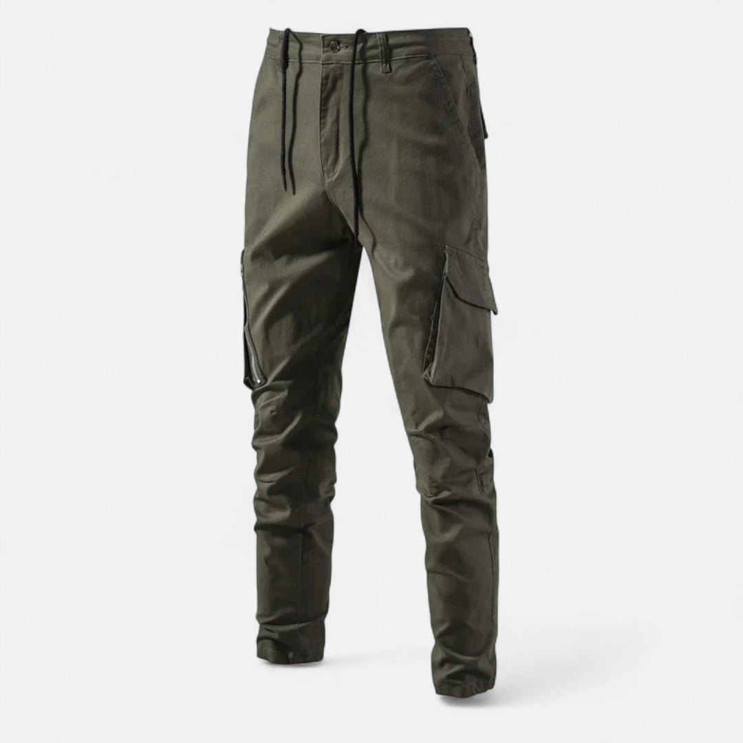 Charles Maison | Men’s Cotton Utility Cargo Trousers – Heritage Fit