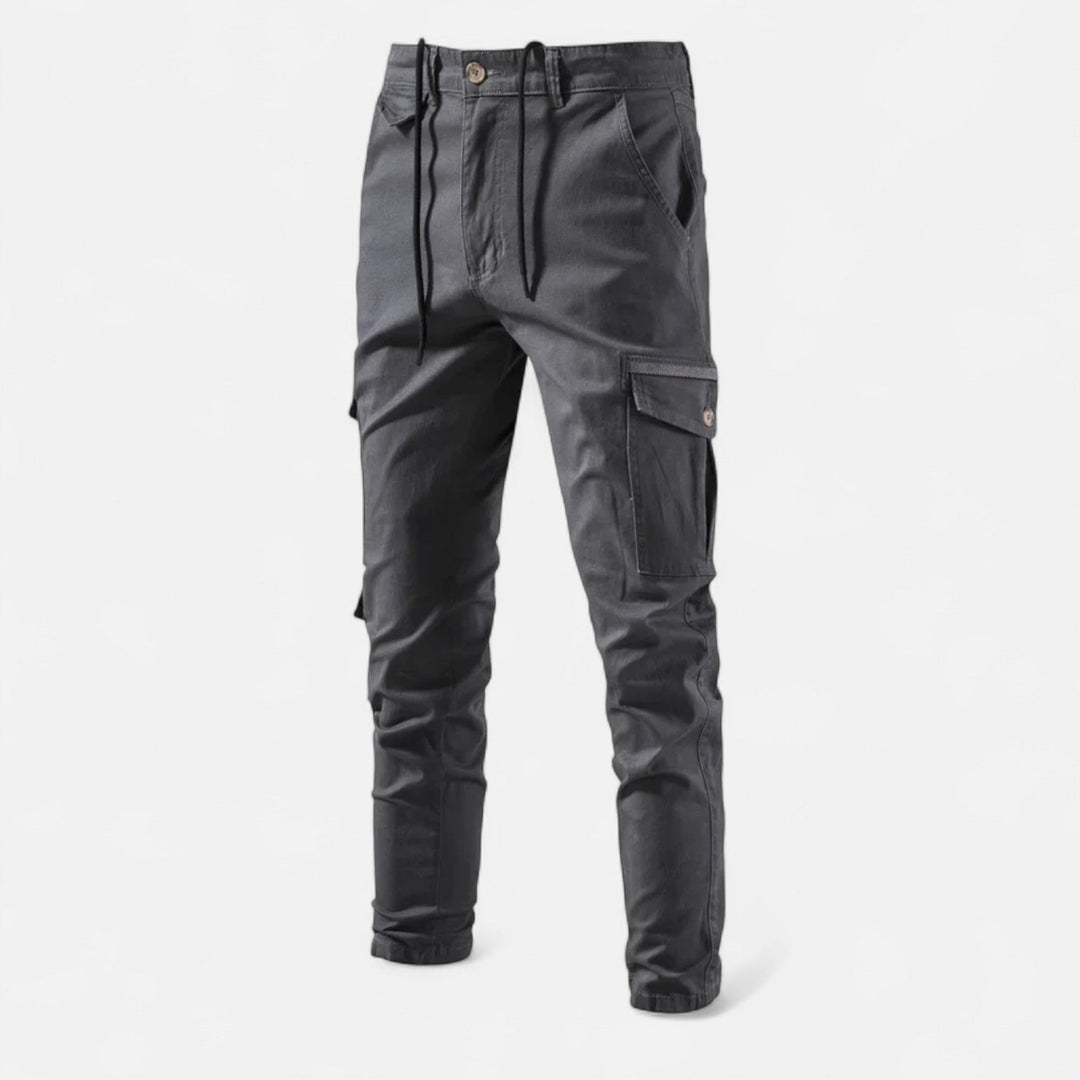 Charles Maison | Men’s Cotton Utility Cargo Trousers – Heritage Fit