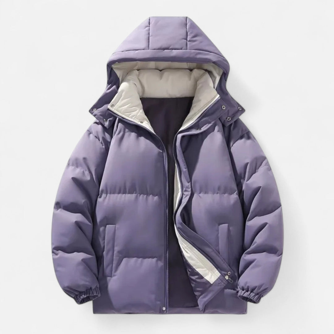 Charles Maison | Men’s Detachable-Hood Padded Jacket