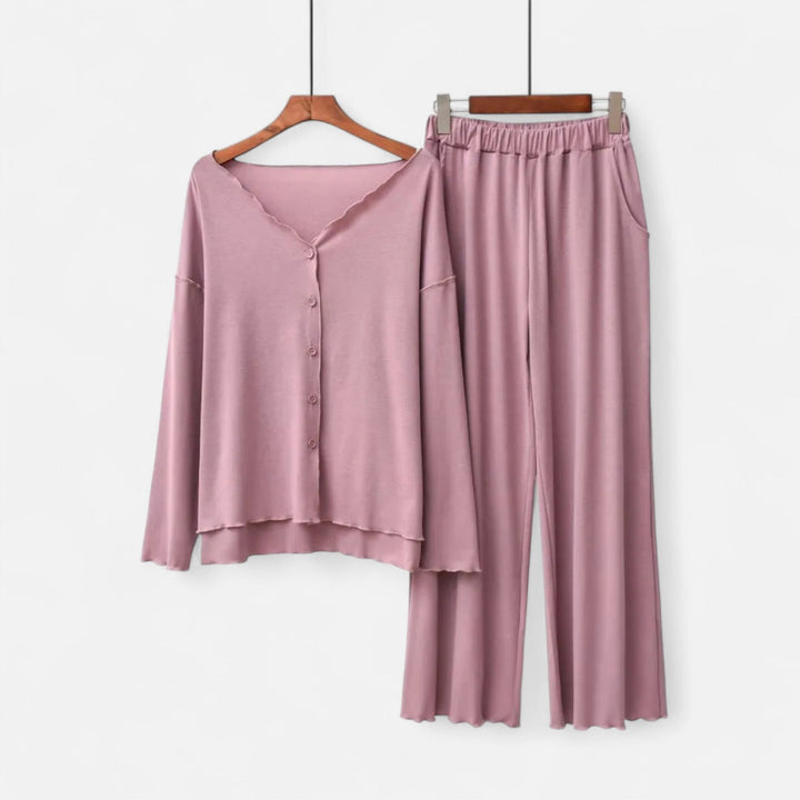 Charles Maison | Women’s Two-Piece Cashmere-Touch Loungewear Set