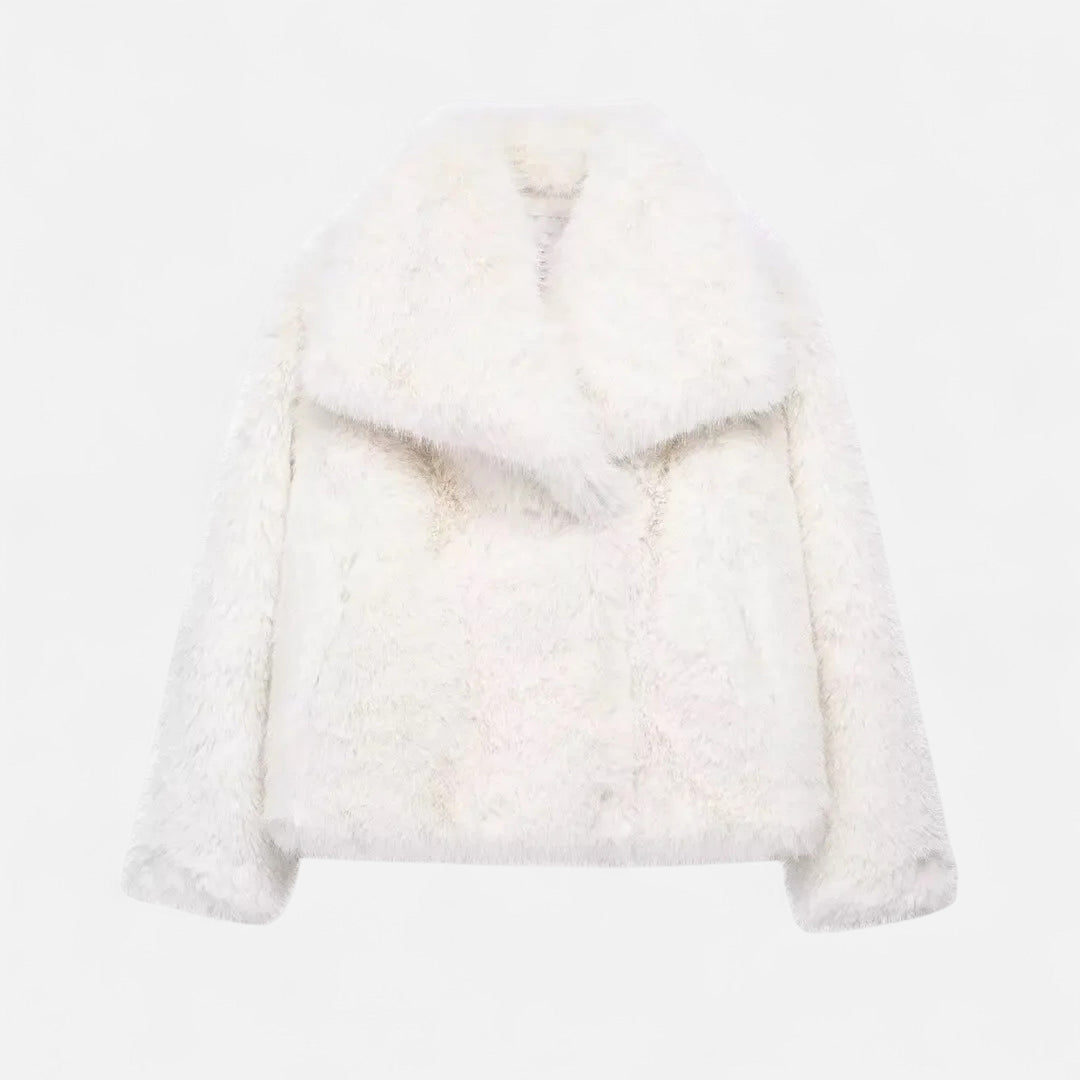 Charles Maison | Women’s Plush Faux Fur Winter Coat