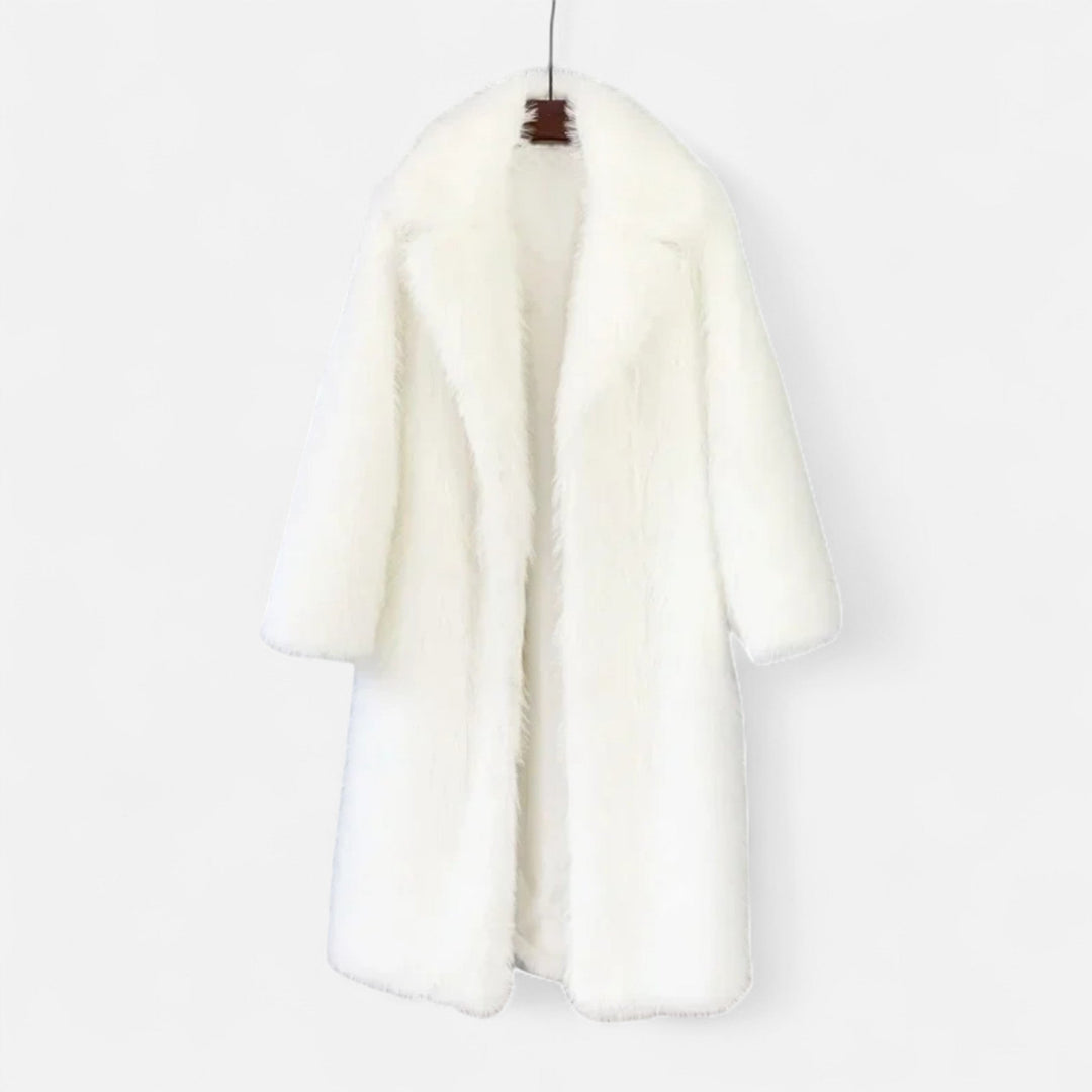 Charles Maison | Women’s Long Faux Fur Overcoat