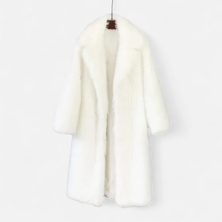 Charles Maison | Women’s Long Faux Fur Overcoat