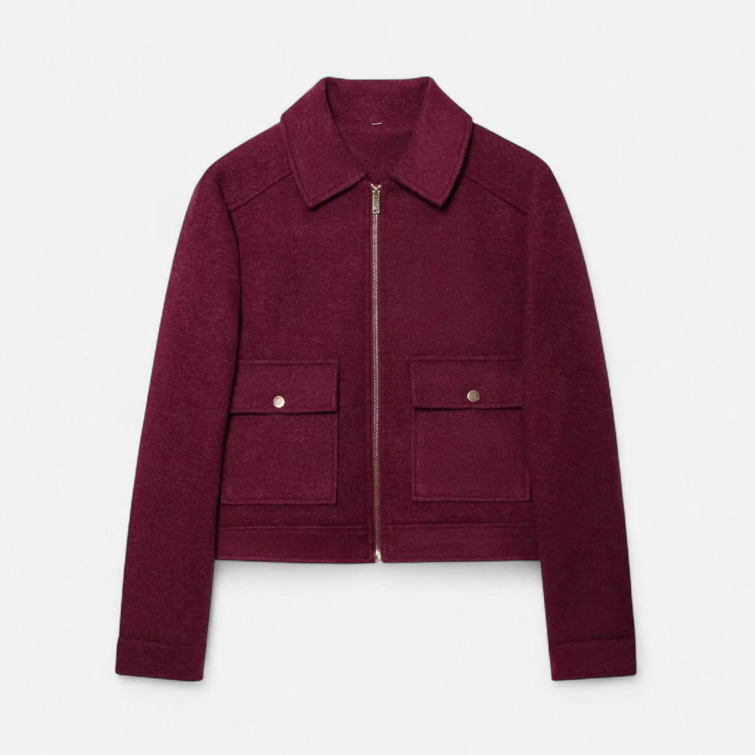 Charles Maison | Women’s Elegant Winter Zip Jacket