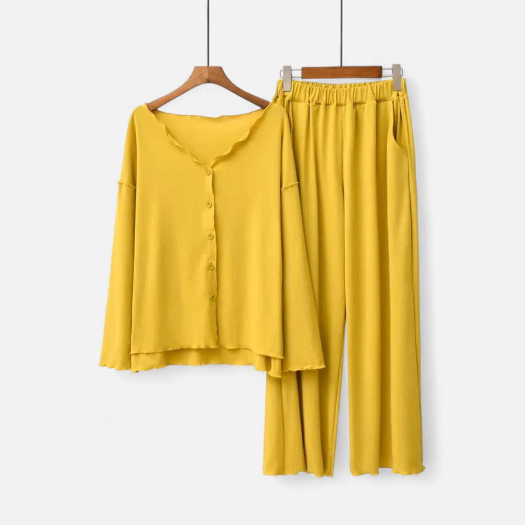 Charles Maison | Women’s Two-Piece Cashmere-Touch Loungewear Set
